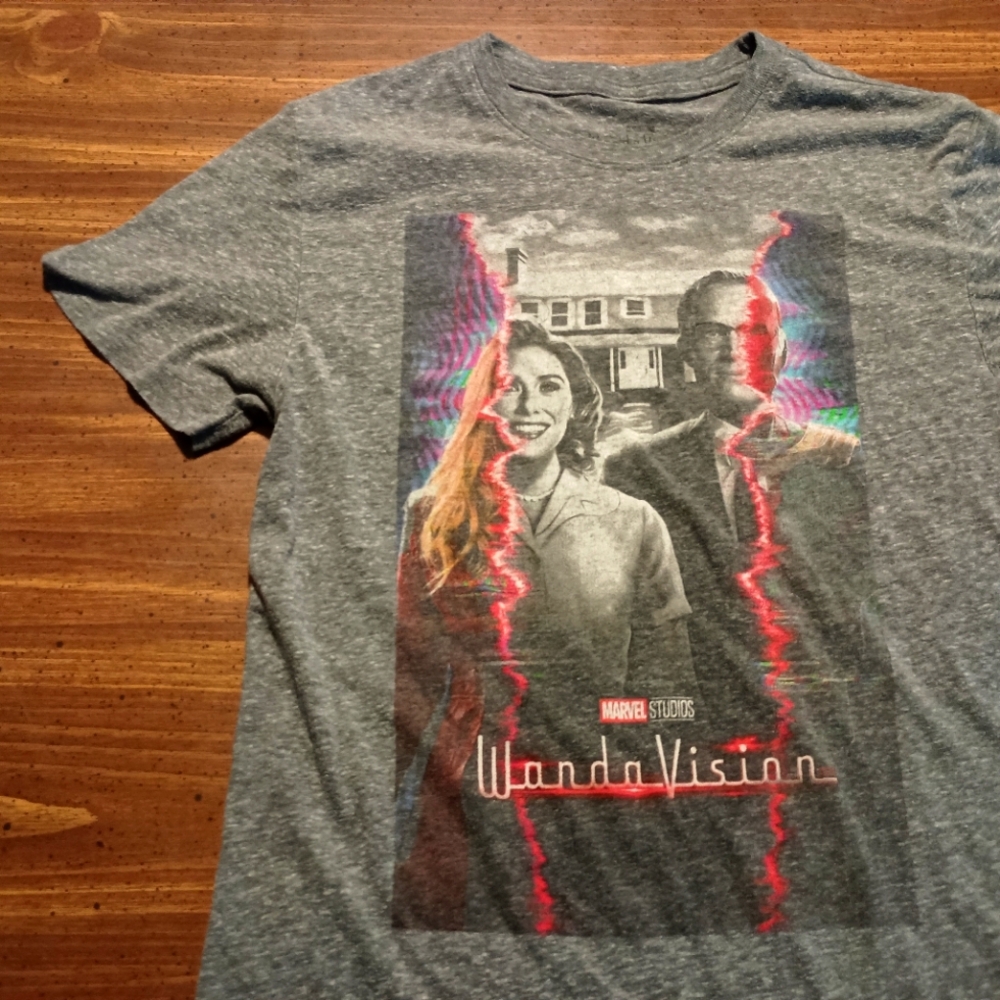 WANDAVISION T-SHIRT - Small // Marvel MCU Disney Tee Shirt Scarlet Witch Vision
